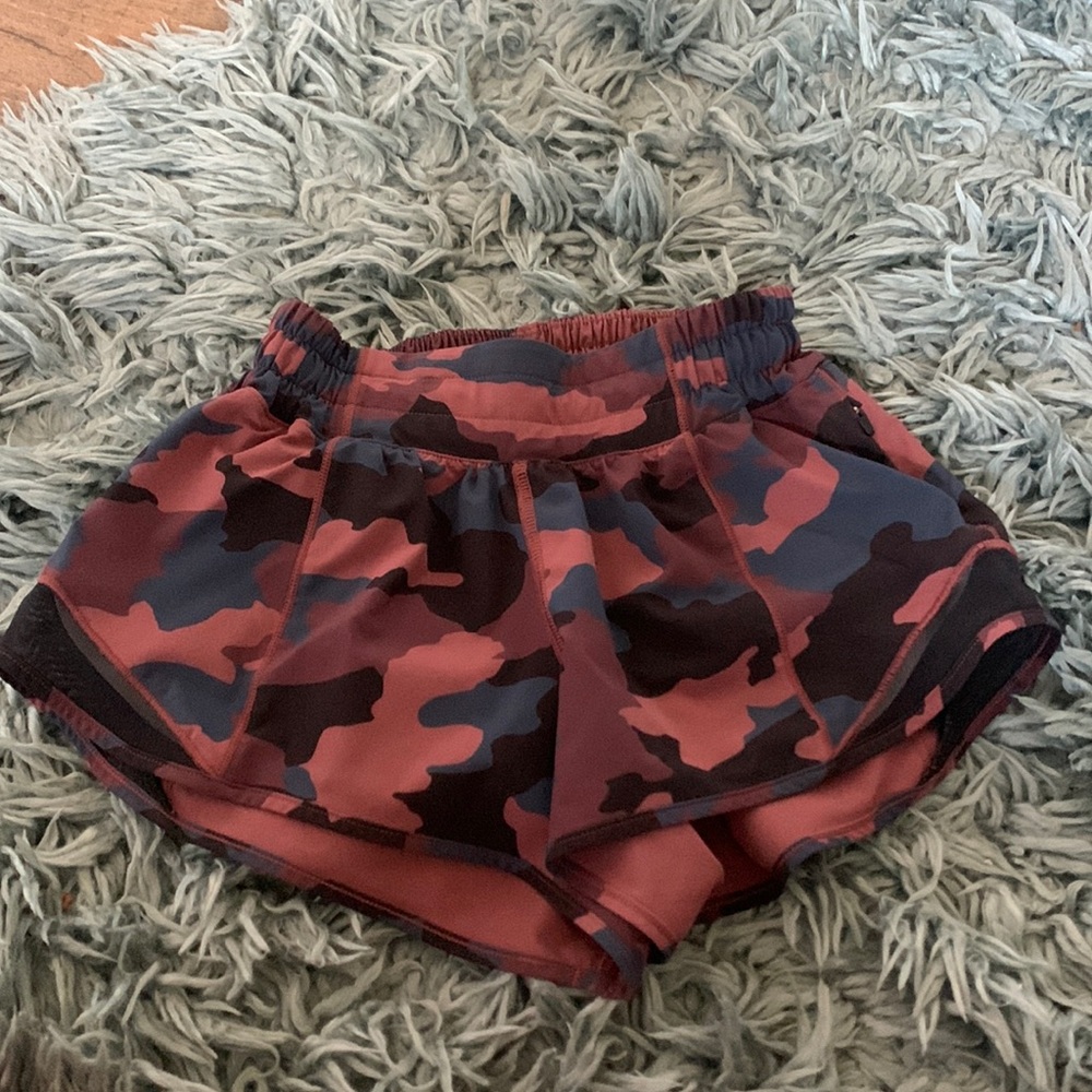 Navy camo Lululemon shorts